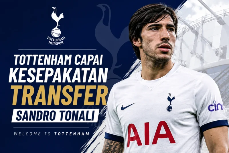 Tottenham Capai Kesepakatan Transfer Sandro Tonali.webp